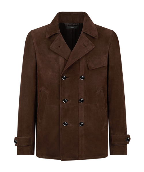 스웨이드 피코트