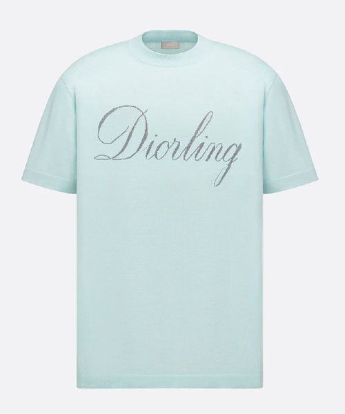 DIORLING 울 블렌드 저지 티셔츠