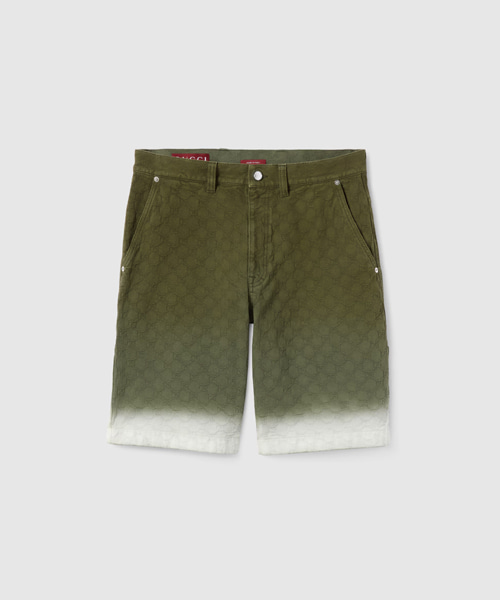 블리치 GG 코튼 데님 자가드 쇼츠