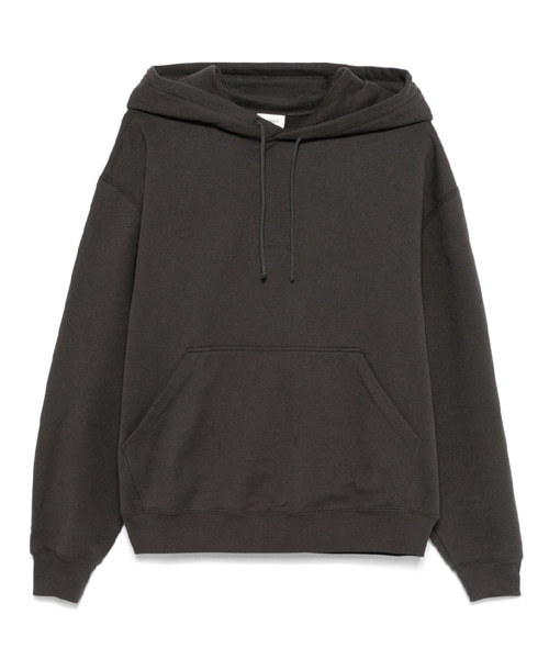 로고 후드 스웨트셔츠