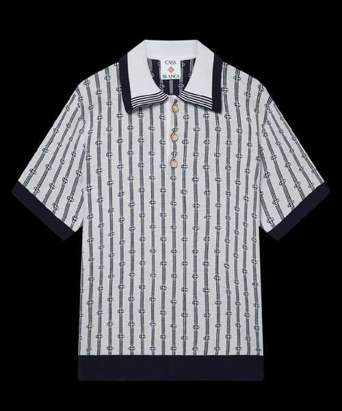 모노그램 폴로 셔츠