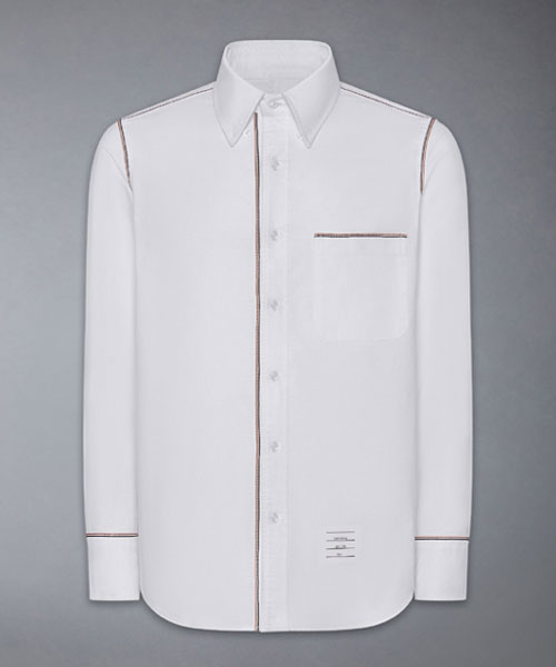 옥스포드 그로그랭 프레임 셔츠