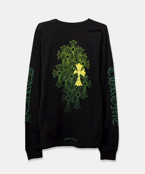 세머테어리 백 프린트 롱 슬리브 티셔츠