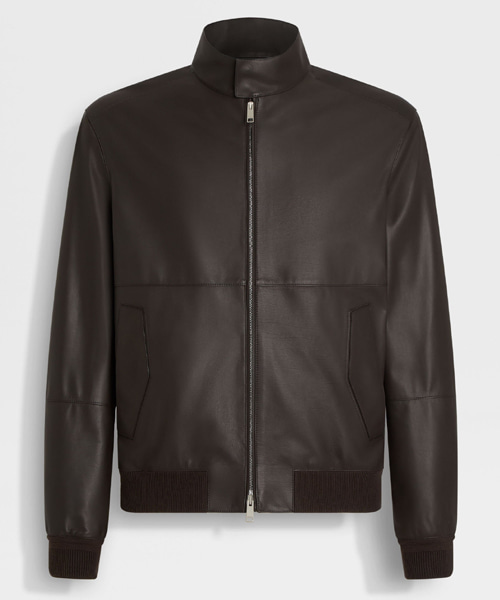 나파 레더 봄버 자켓