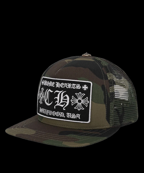 멀티 컬러 크로스 메쉬 트러커햇