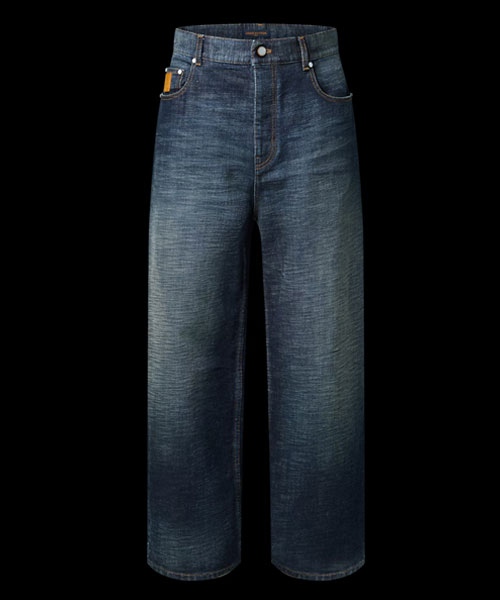 와이드 레그 데님 팬츠