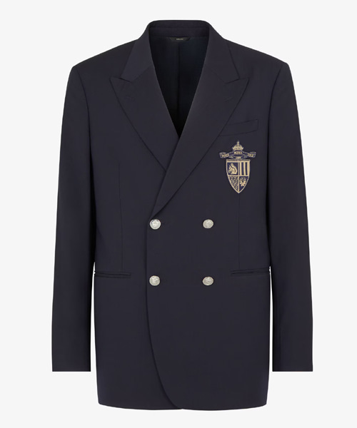 울 블레이저 자켓