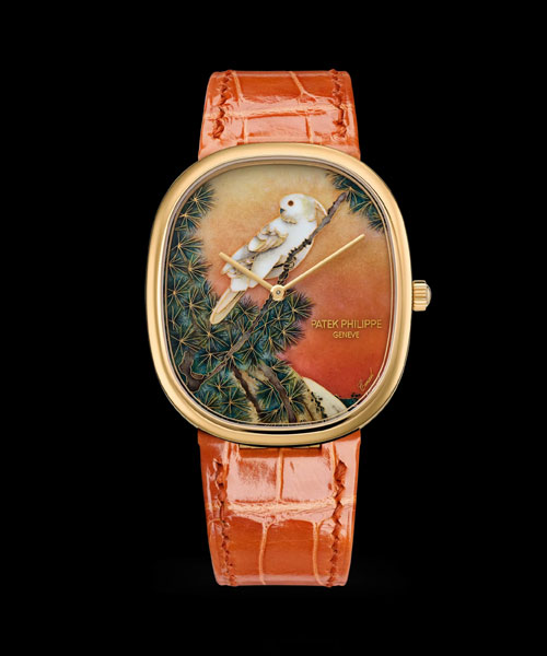 골든 엘립스 '레어 핸드크래프트' 5738/50G-025 (옐로우 크리스티드 코카투)