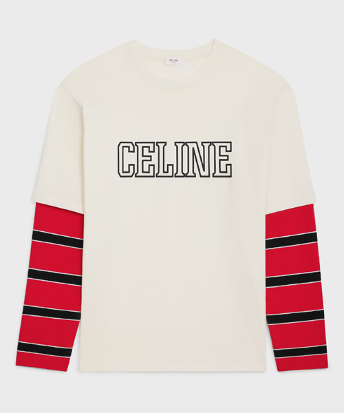 코튼 저지 루즈 티셔츠