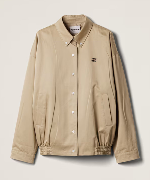 치노 패브릭 블루종 재킷