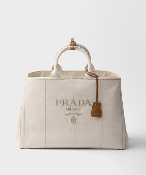 리넨 혼방 토트백