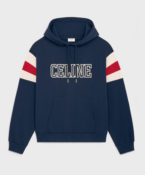 코튼 플리스 루즈 후디