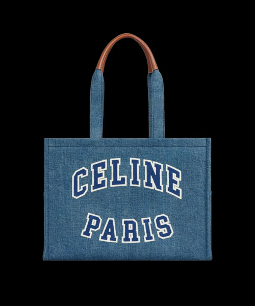 파리 데님 카프스킨 라지 카바스