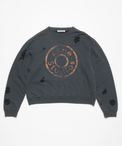 프린트 로고 스웨터