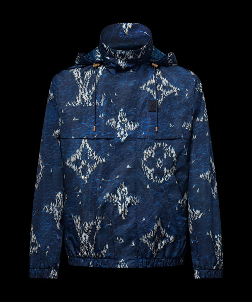 프린트 모노그램 윈드브레이커