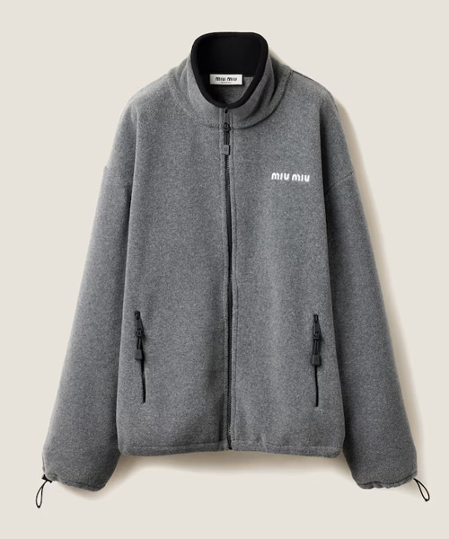 플리스 스웨트셔츠 자켓