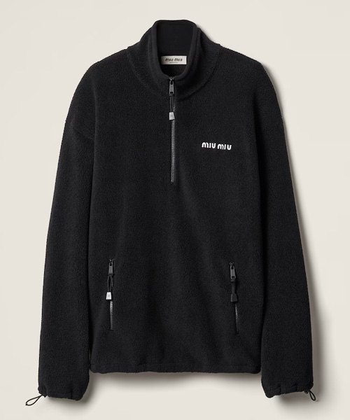 플리스 스웨트셔츠