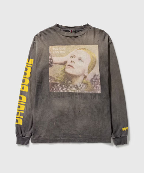 데이비드 보위 롱 슬리브 티셔츠