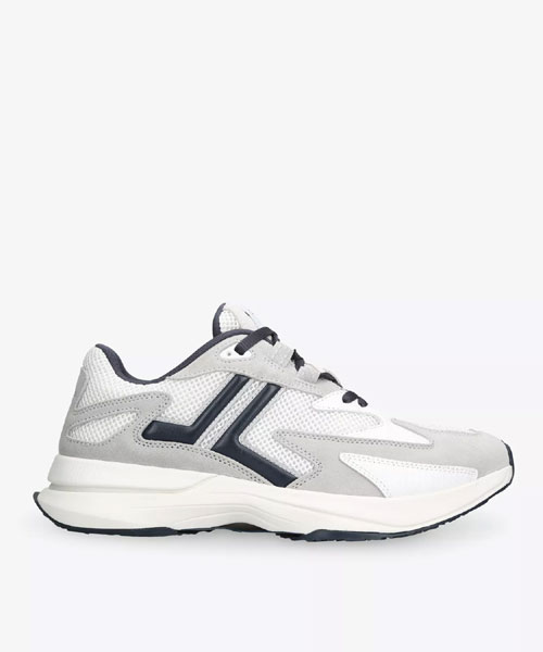 메쉬 스웨이드 로우탑 트레이너