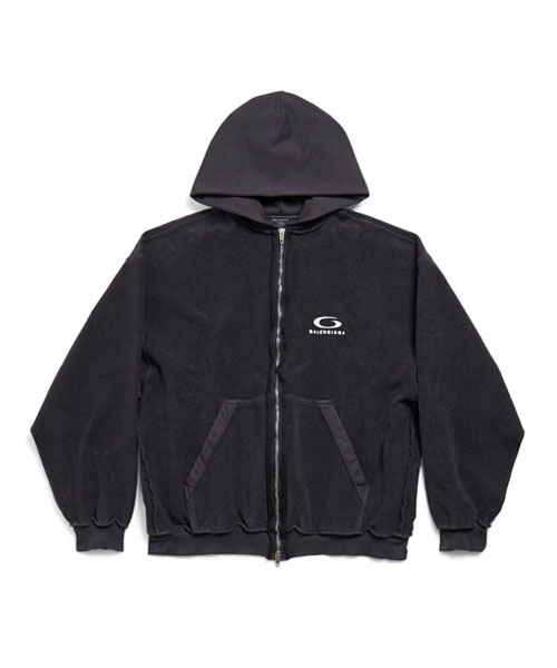 루프 스포츠 아이콘 인사이드-아웃 레귤러 핏 후드