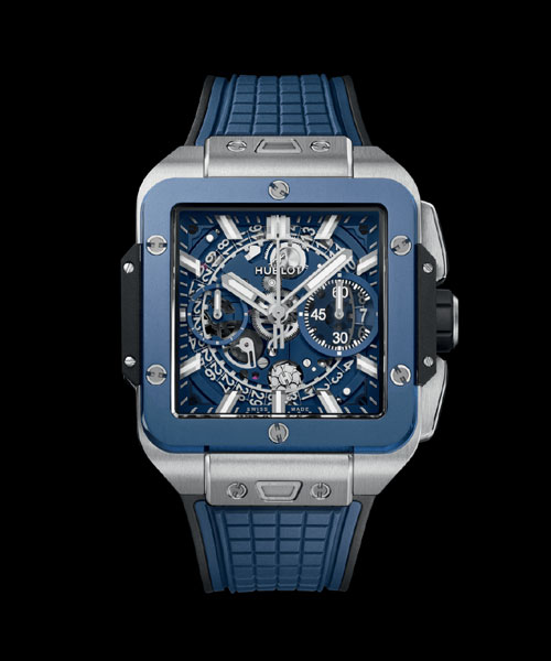 스퀘어 뱅 유니코 블루 세라믹 (821.EX.5170.RX)