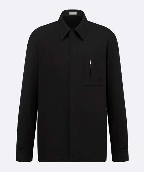 CD 아이콘 자수 셔츠