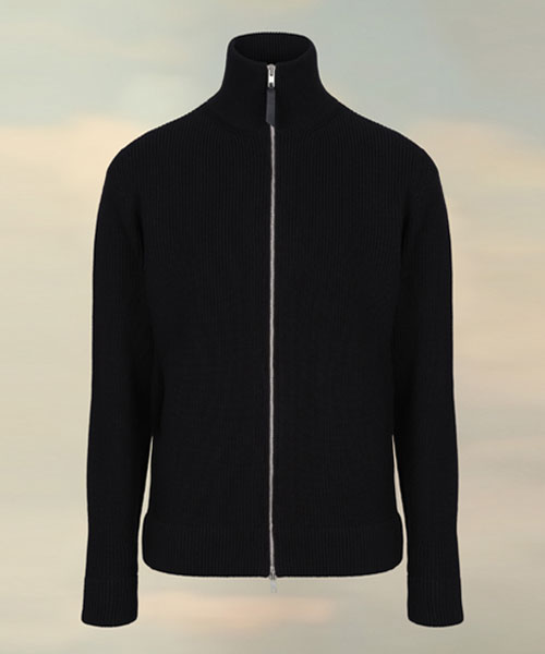 니트 집업 가디건