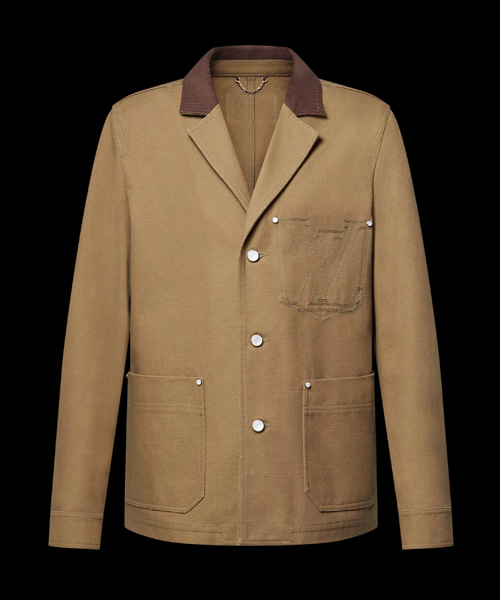 테일러드 워크웨어 코튼 캔버스 재킷