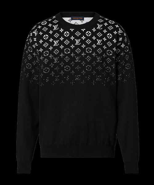 그라디언트 코튼 크루넥