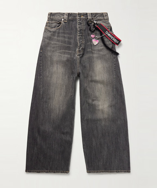 엠벨리시드 와이드 레그 데님 팬츠