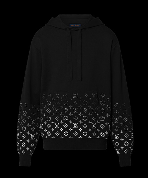 그라디언트 코튼 후디