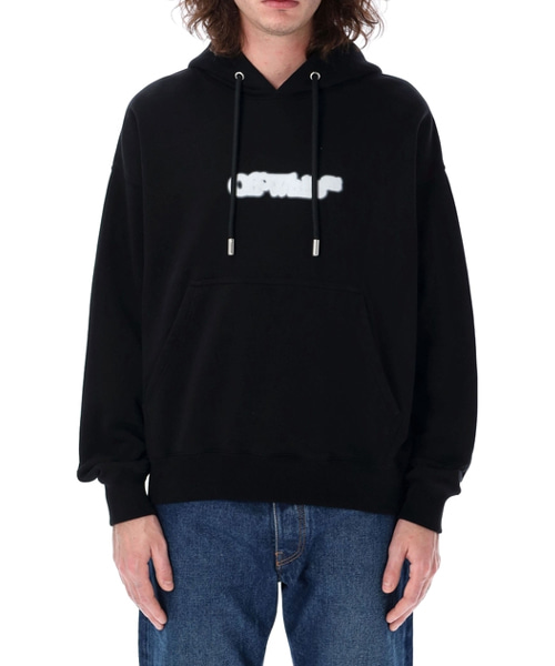 스케이트 로고 코튼 후디