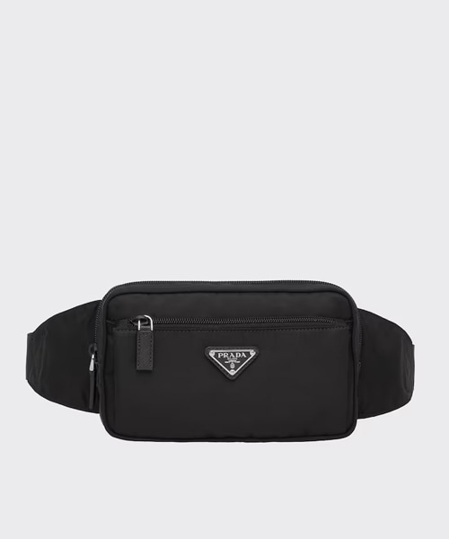 리나일론 사피아노 가죽 벨트 백