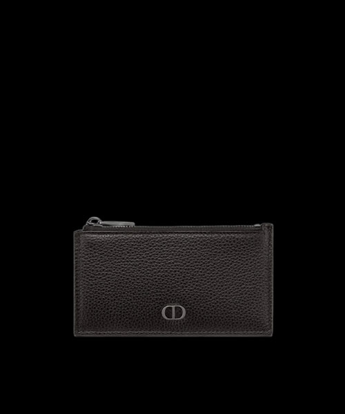 CD 아이콘 시그니처 지퍼 카드 홀더