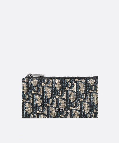 스플릿 링 지퍼 카드 지갑