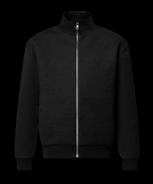 엠보스드 모노그램 저지 트랙수트 톱