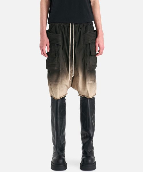 데님 크리치 카고 팟 쇼츠