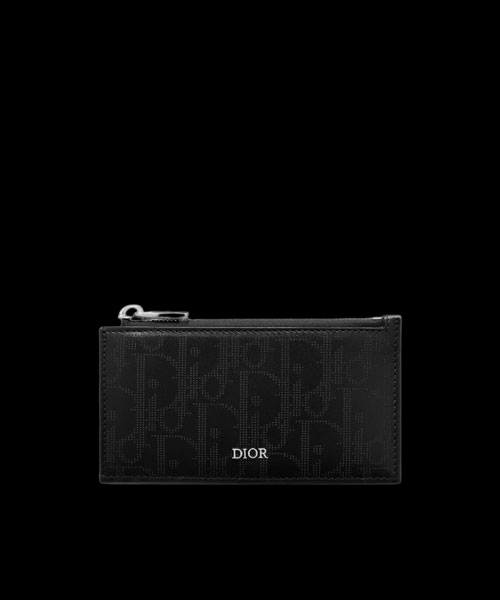 오블리크 갤럭시 레더 지퍼 카드 홀더