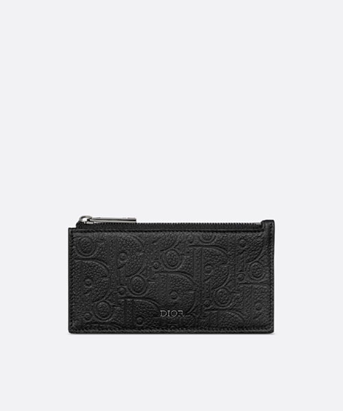 스플릿 링 지퍼 카드 지갑