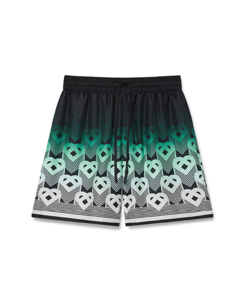 모노그램 그레이디언트 실크 쇼츠