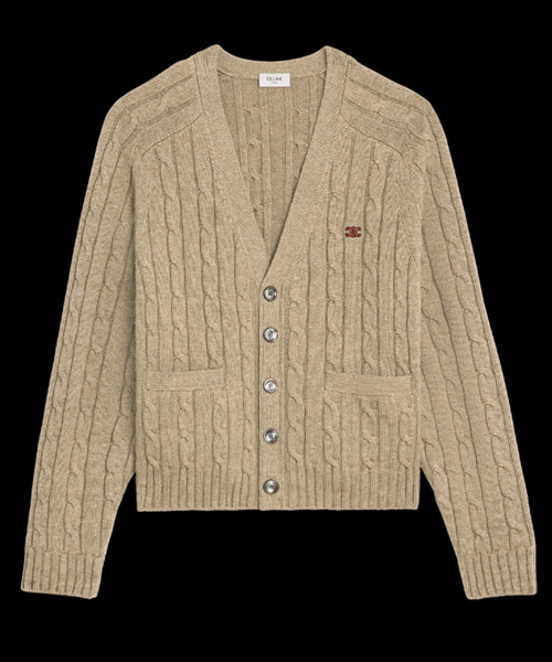 트리옹프 케이블 니트 가디건
