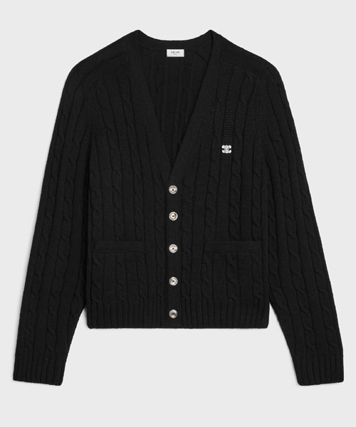 트리옹프 케이블 니트 가디건