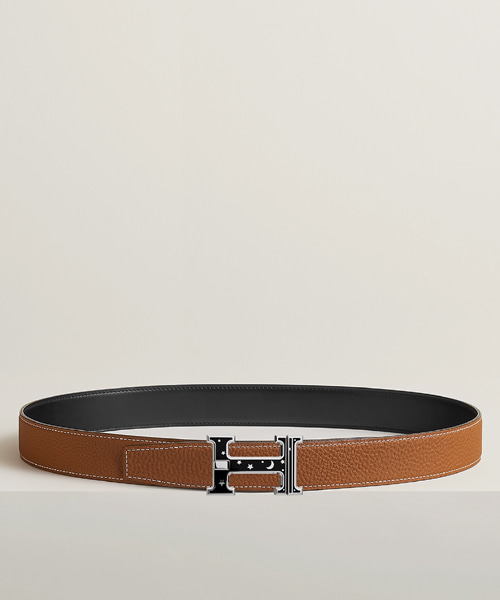 H DAY & NIGHT 리버서블 벨트 버클 & 리버서블 가죽 스트랩 32mm