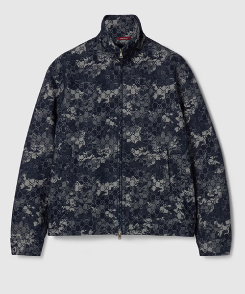 GG 자카드 데님 자켓