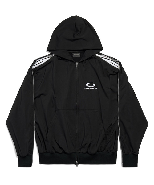 루프 스포츠 아이콘 지퍼 집업 후디