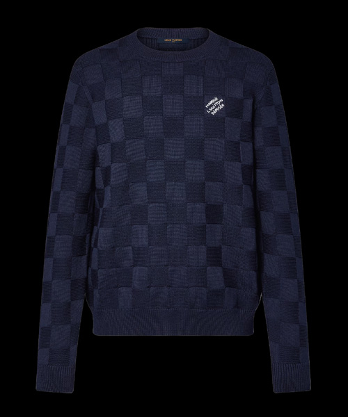 다미에 풀오버 위드 펄 시그니처