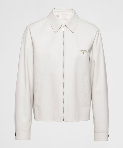 나파 가죽 블루종 자켓