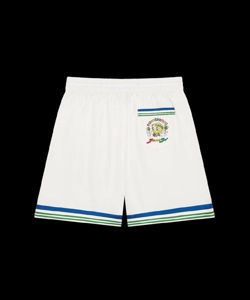 테니스 클럽 아이콘 실크 트윌 쇼츠