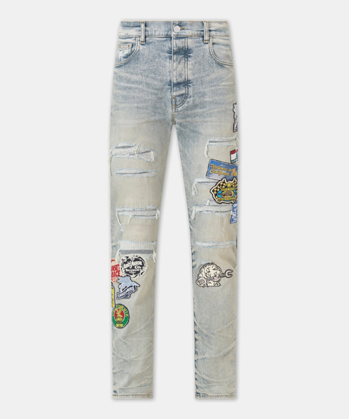 스테이션 패치 리페어 슬림 진