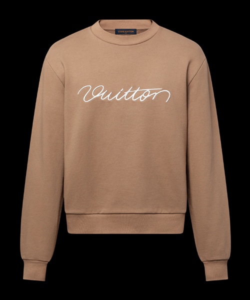 엠브로이더드 코튼 크루넥